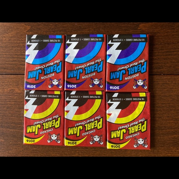 COPY - Pearl Jam Boston and Chicago Trading Cards (Lot of 6) - Picture 2 of 3